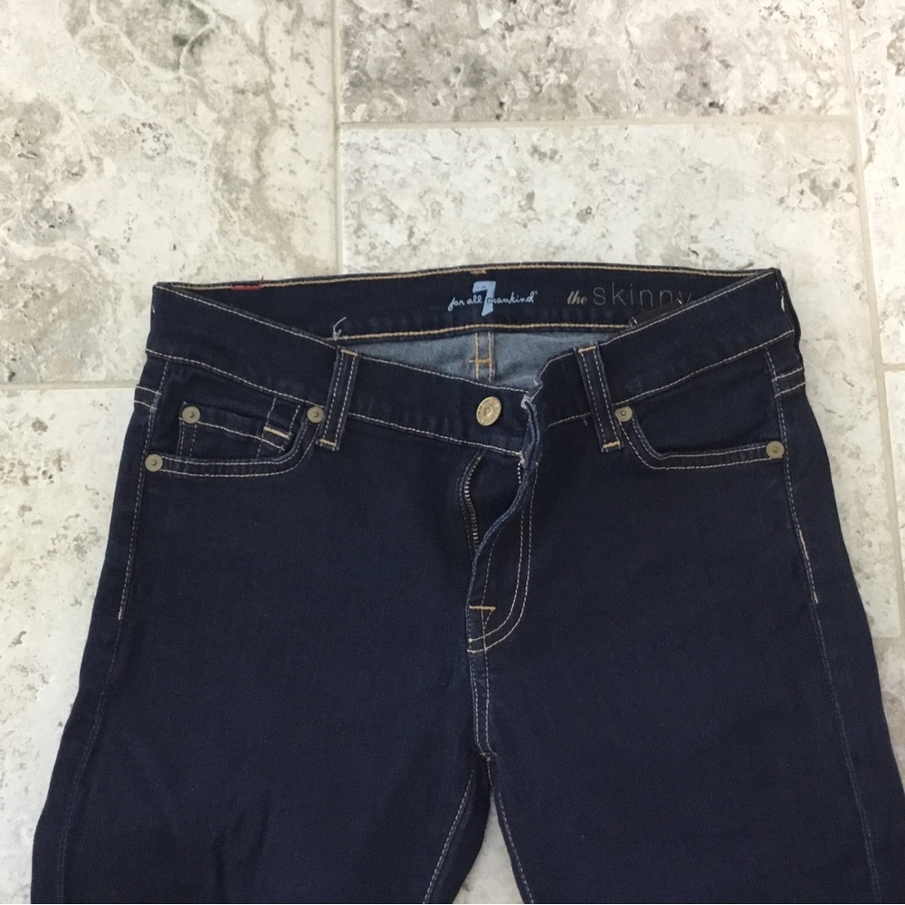 Dark Blue 7 for All Mankind Women’s Skinny Jeans